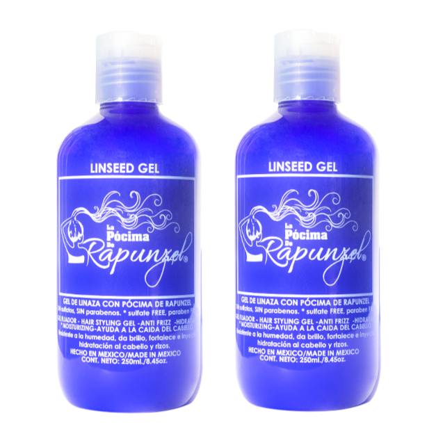 Gel Fijador de Linaza, anti-caída DUO-PACK