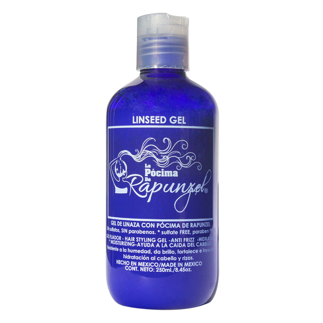KIT CLÁSICO RAPUNZEL loción herbolaria anti-caída para mezclar con shampoo + Gel  Fijador de Linaza