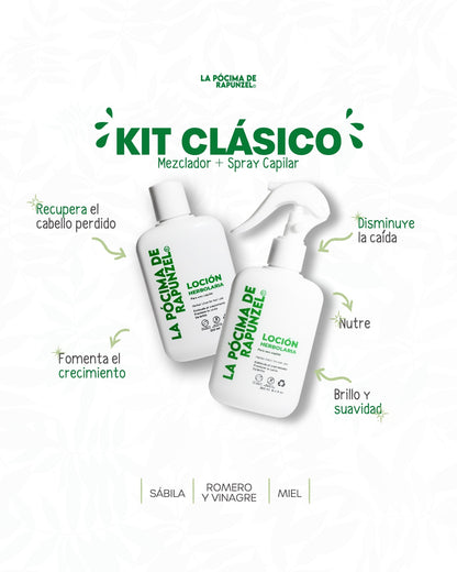 CLASSIC RAPUNZEL KIT herbal anti-hair loss lotion to mix with shampoo