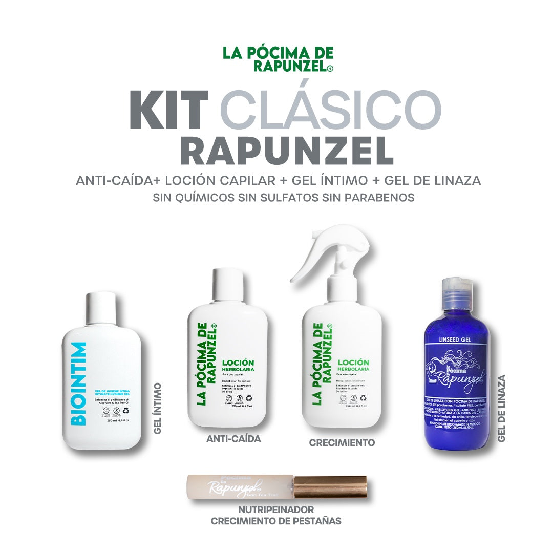 KIT CLÁSICO RAPUNZEL + Gel Íntimo