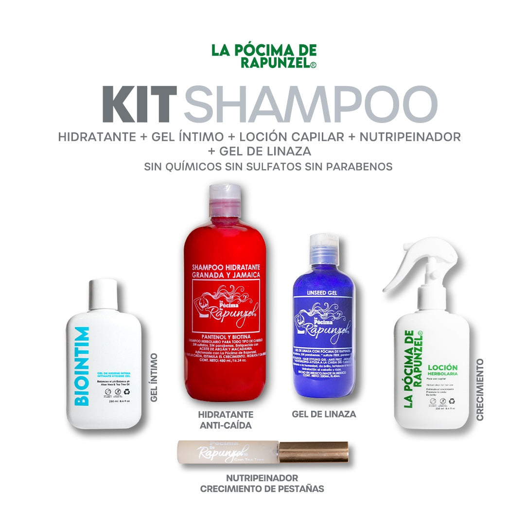 KIT SHAMPOO HIDRATANTE + Gel Íntimo