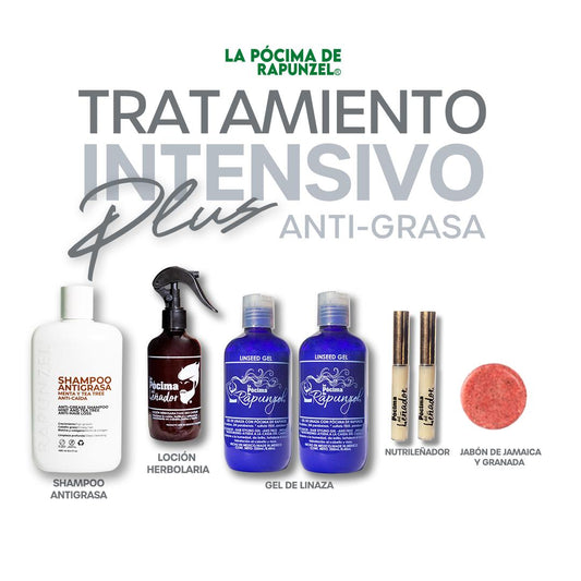 Tratamiento Intensivo Plus Anti-Grasa Jabón Granada y Jamaica