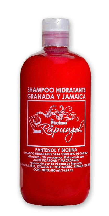 SHAMPOO HIDRATANTE anti-caída p/cabello seco